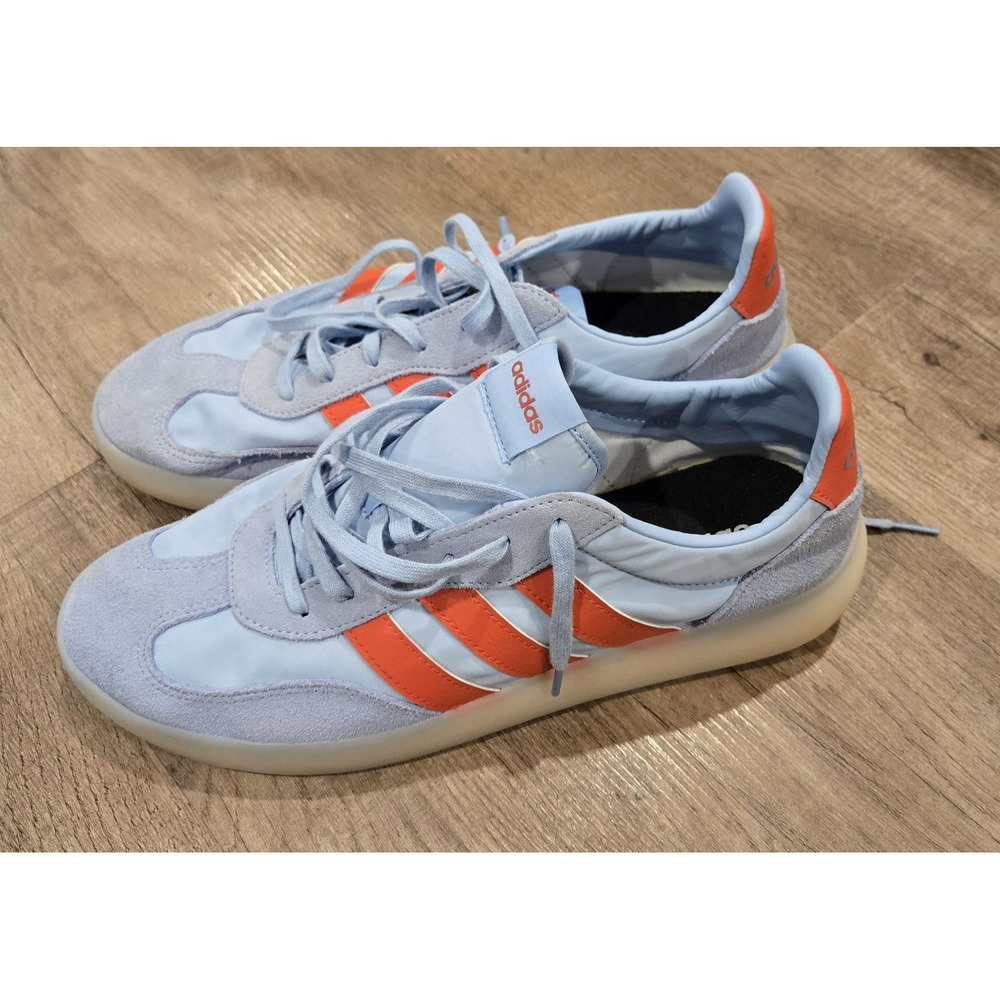 adidas Light Blue and Orange Athletic Shoes